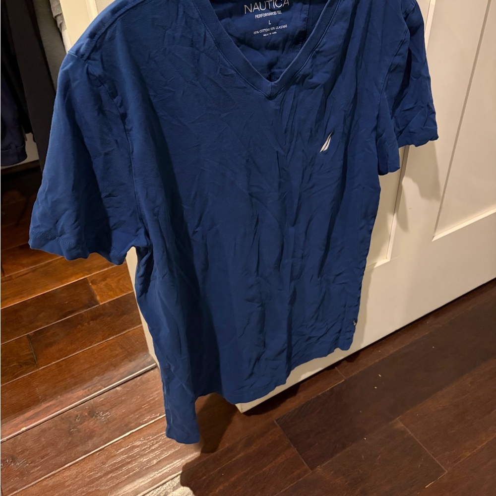 Nautica Men's Deep Blue Short Sleeve Tee